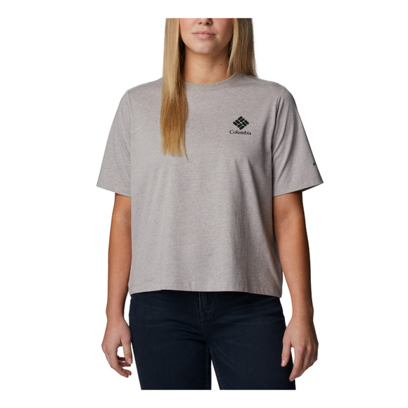 Columbia Sportswear North Cascades Relaxed Graphic T-Shirt Grey Heather Size XL - Picture 1 of 1